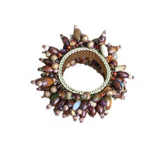 Load image into Gallery viewer, Woman beaded Bracelet Cha Cha Woods - thecrochetbasket.com
