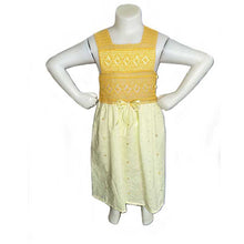 Load image into Gallery viewer, Girl Yellow Dress - Sunflower - My Garden Collection - thecrochetbasket.com
