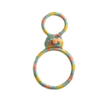 Load image into Gallery viewer, Towel Hangers multicolor crochet ring -thecrochetbasket.com 
