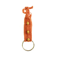 Load image into Gallery viewer, keychain crochet orange - thecrochetbasket.com

