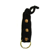 Load image into Gallery viewer, keychain crochet black - thecrochetbasket.com