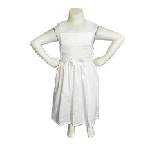 Load image into Gallery viewer, Girl White Dress - Lily - My Garden Collection - thecrochetbasket.com