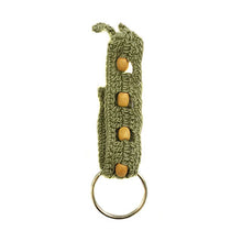 Load image into Gallery viewer, keychain crochet green olive - thecrochetbasket.com